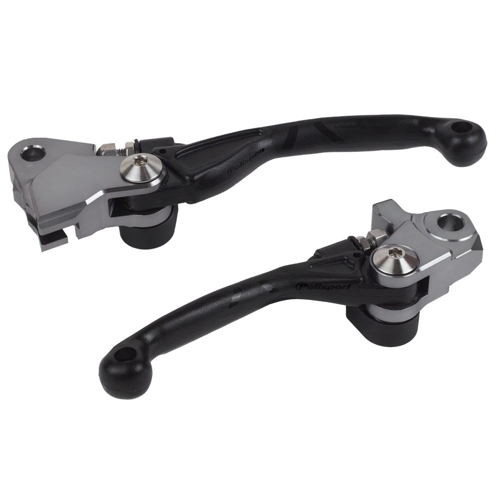 POLISPORT PIVOT LEVERS HONDA CR125-250 04-07, CRF250R/450R 04-06, CRF250X/450X 04-19 BLACK  BLACK