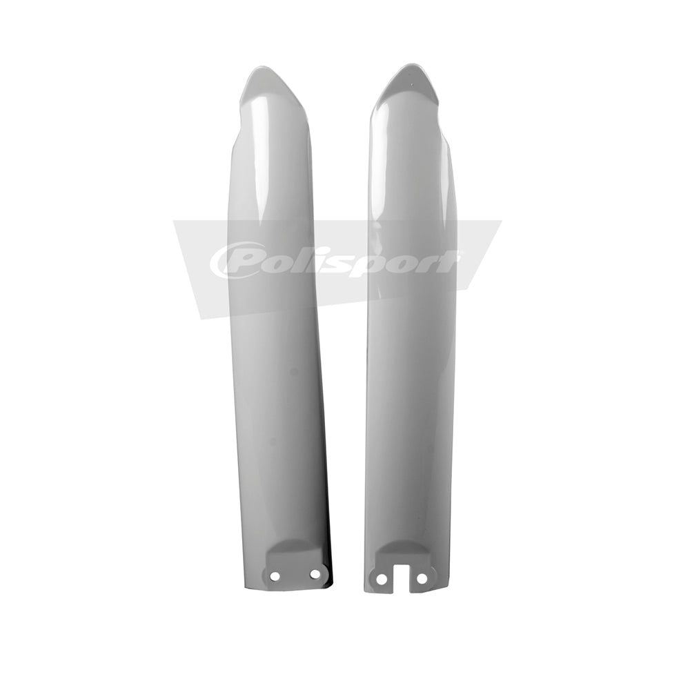 POLISPORT FORK GUARD KAWASAKI KX125-250 94-03, KX500 94-04 WHITE  WHITE