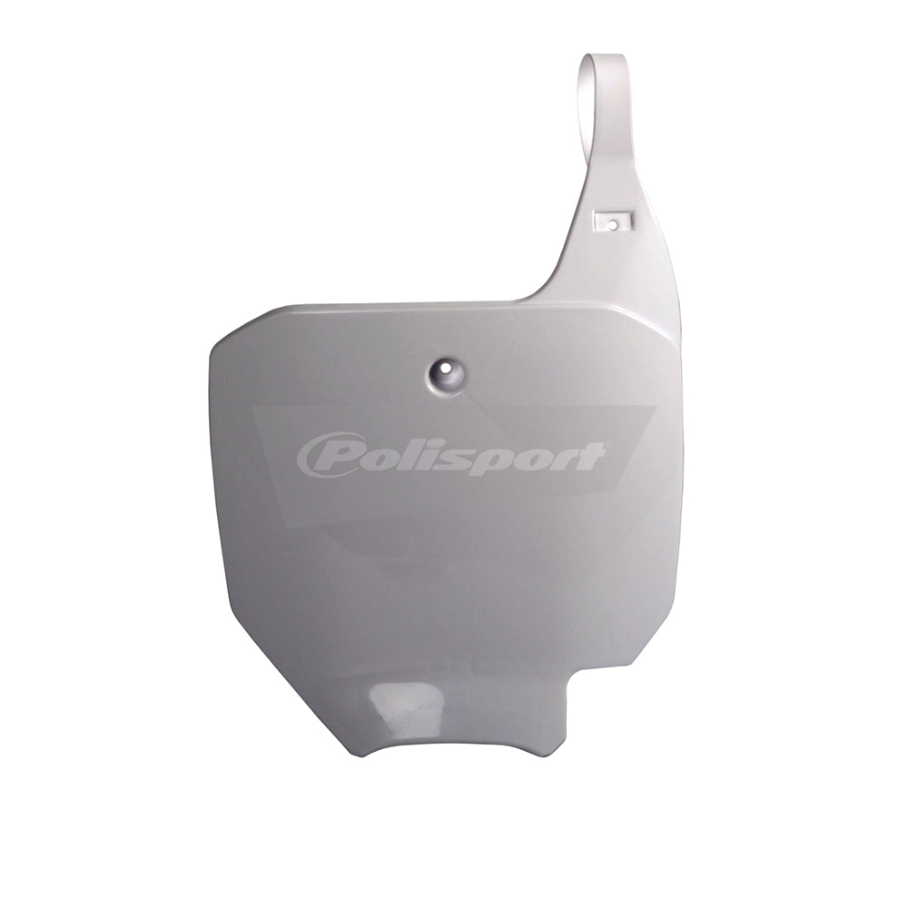 POLISPORT FRONT NUMBER PLATE HONDA CR85 2007, CRF150R 07-25  WHITE