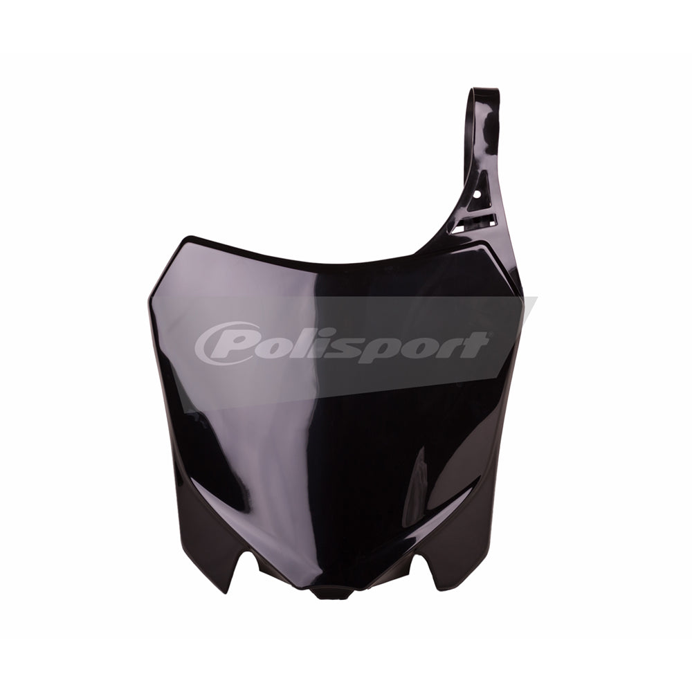 POLISPORT FRONT NUMBER PLATE HONDA CRF250R 14-17, CRF450R 13-16  BLACK