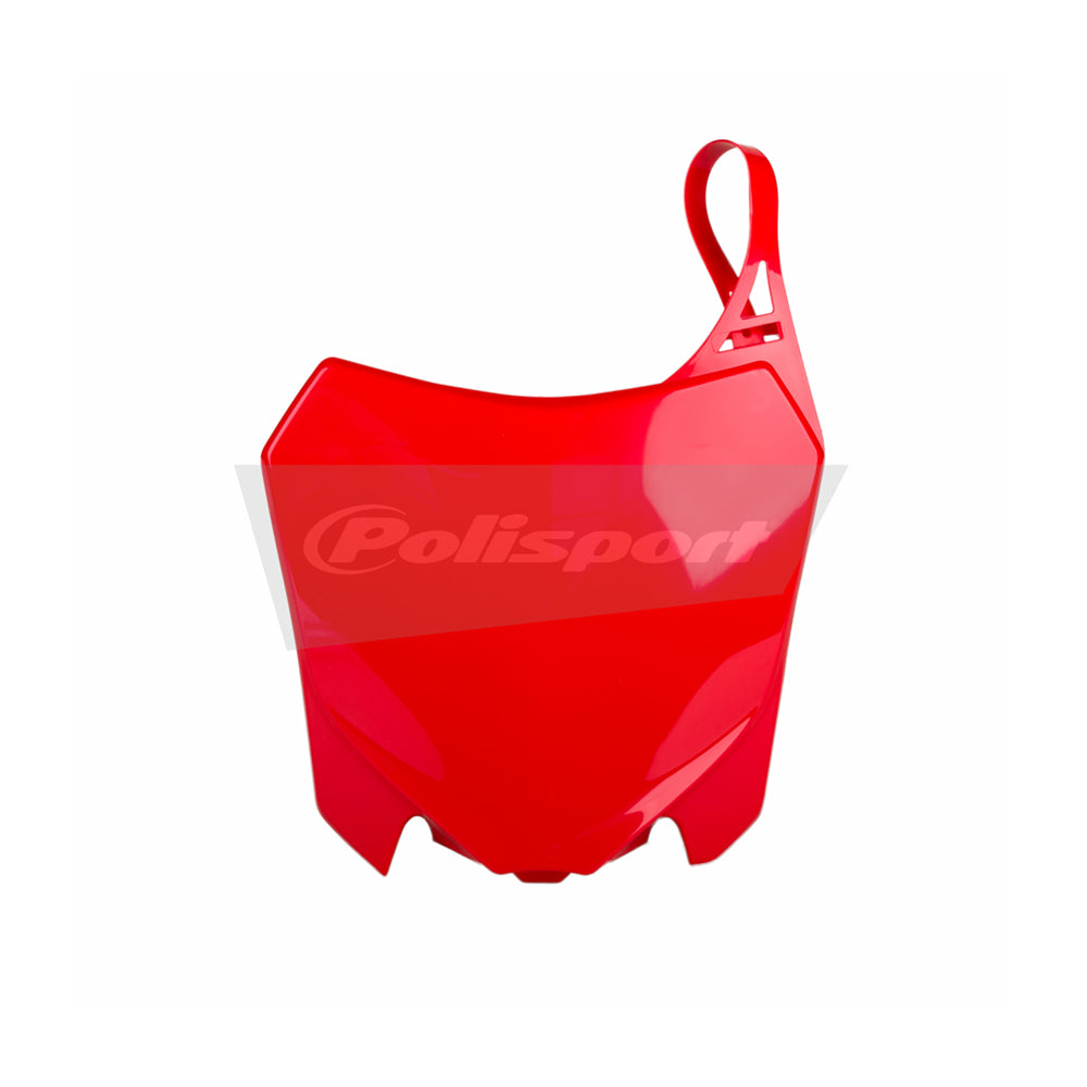 POLISPORT FRONT NUMBER PLATE HONDA CRF250R 14-17, CRF450R 13-16  RED