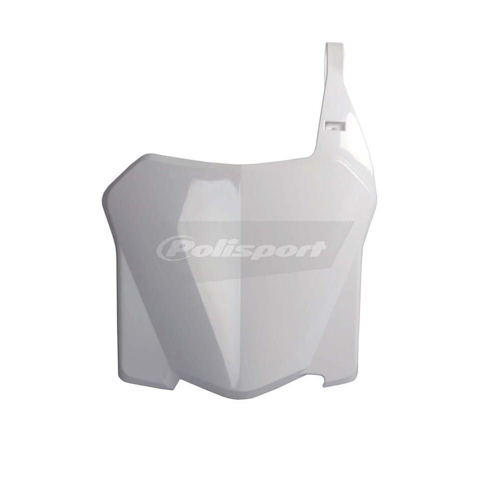 POLISPORT FRONT NUMBER PLATE HONDA CRF250R 08-09, CRF450R 08  WHITE