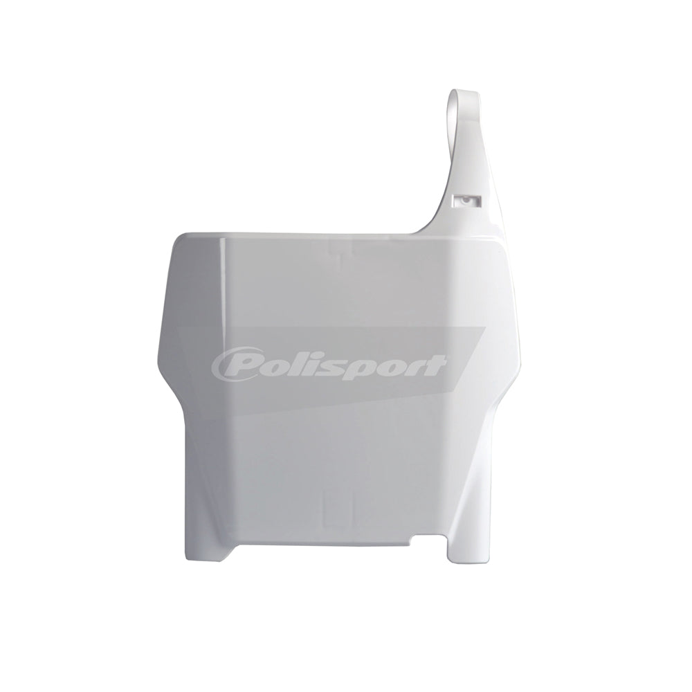 POLISPORT FRONT NUMBER PLATE HONDA CR125-250 04-07, CRF250R/450R 04-07  WHITE