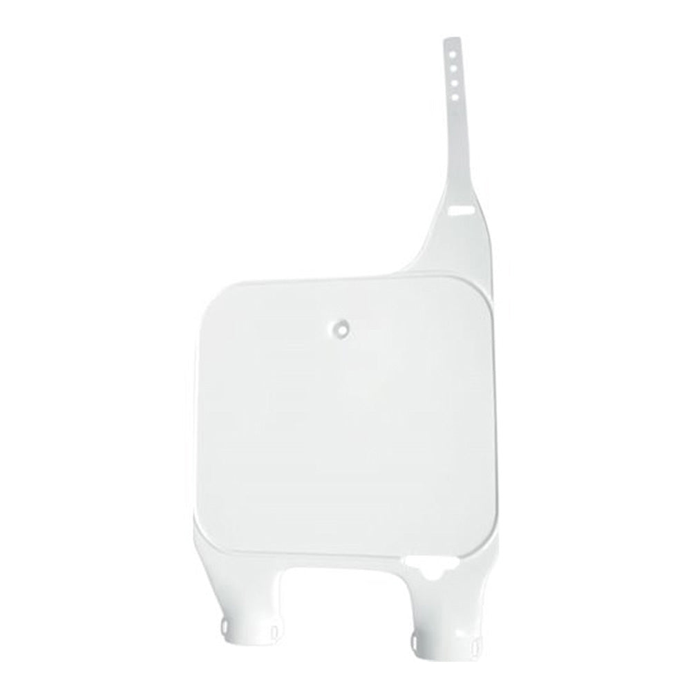 POLISPORT FRONT NUMBER PLATE HONDA CR125-250 90-94, CR500 90-94  WHITE