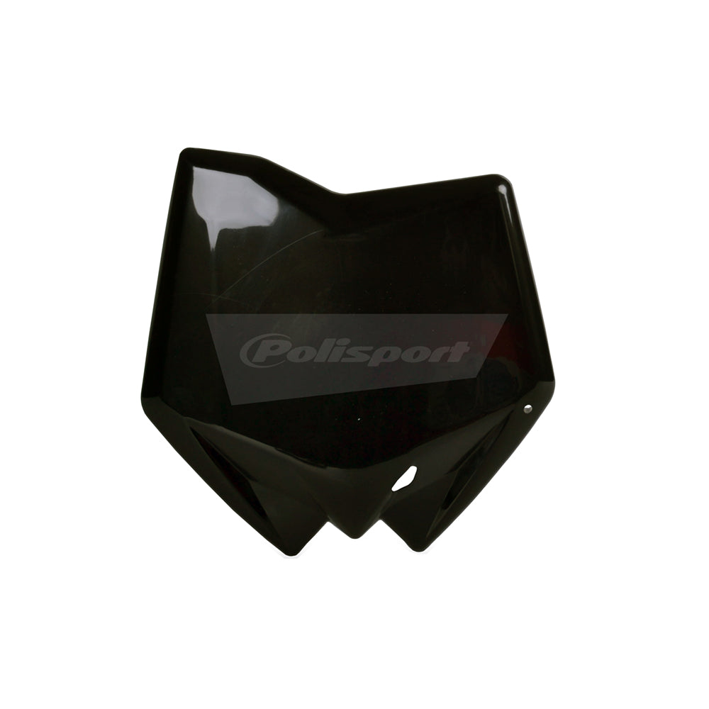 POLISPORT FRONT NUMBER PLATE HUSQVARNA MX 05-11  BLACK