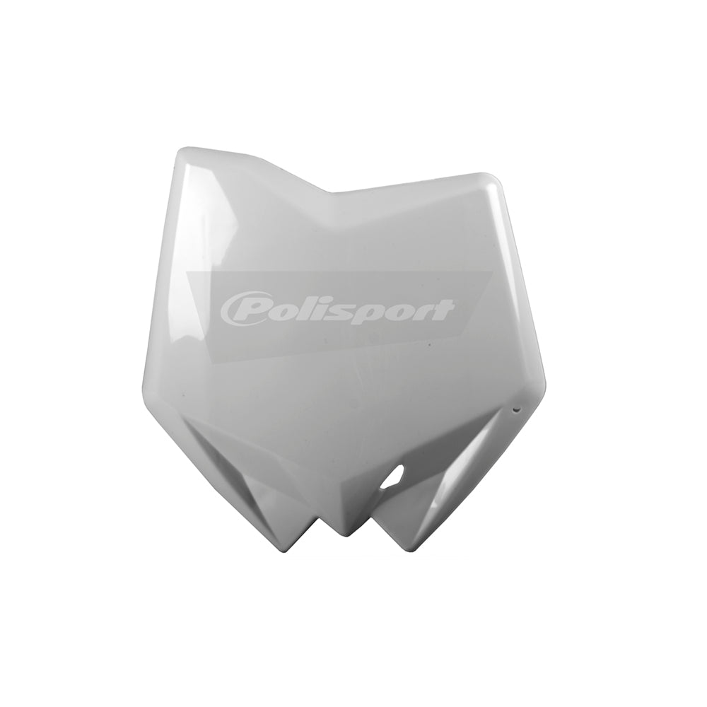 POLISPORT FRONT NUMBER PLATE HUSQVARNA MX 05-11  WHITE