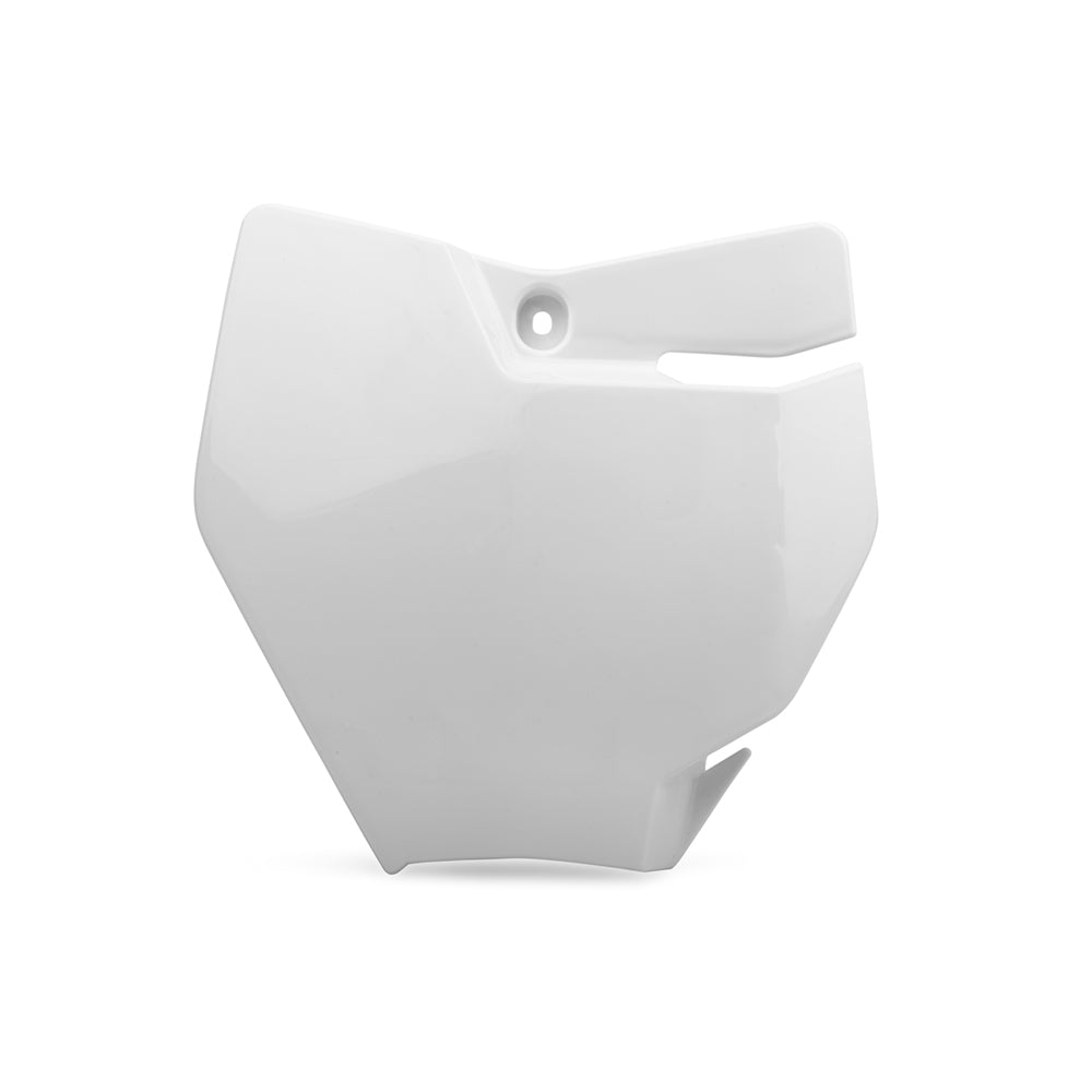 POLISPORT FRONT NUMBER PLATE KTM SX65 16-23  WHITE