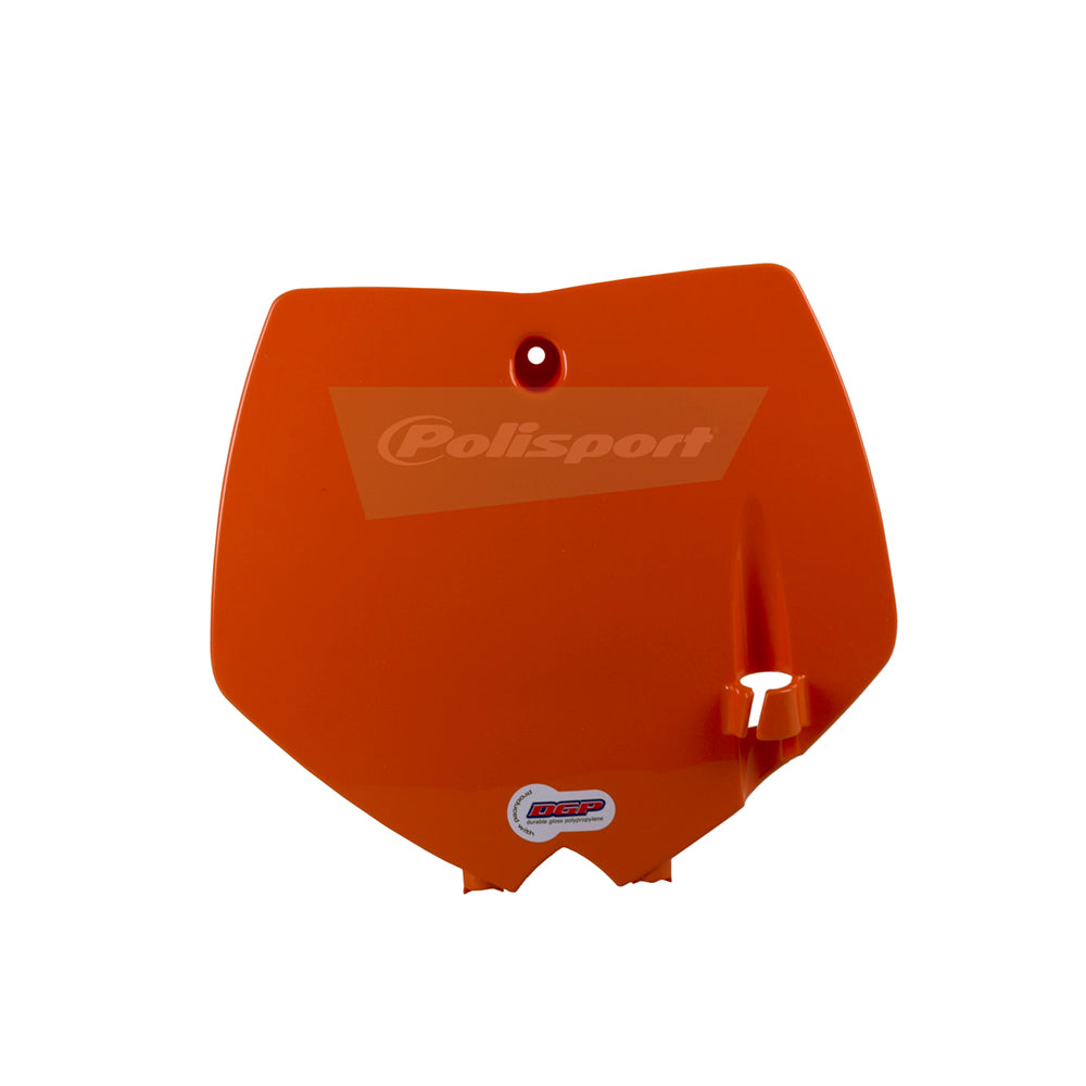POLISPORT FRONT NUMBER PLATE KTM SX65 02-08  ORANGE