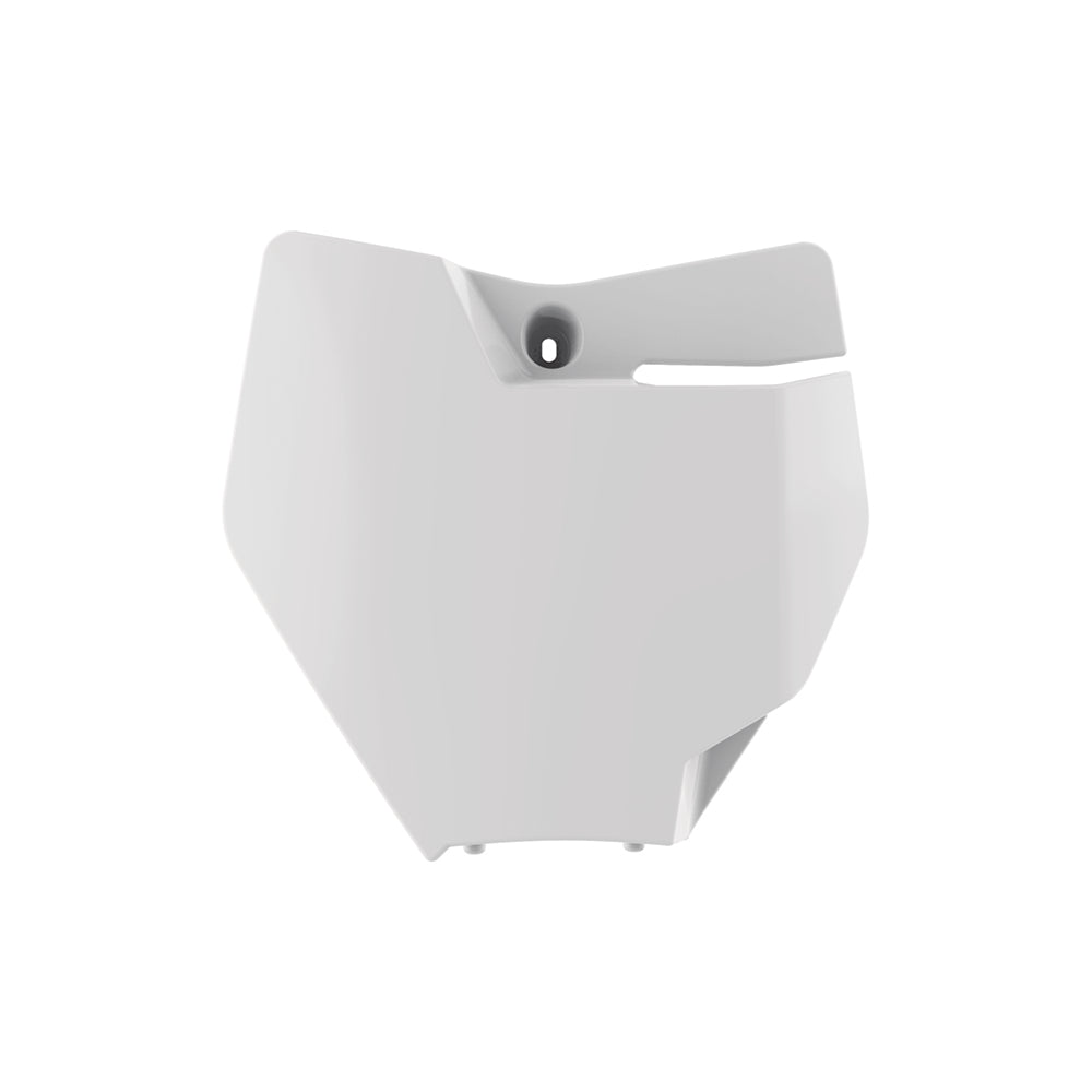 POLISPORT FRONT NUMBER PLATE KTM SX85 18-24  WHITE