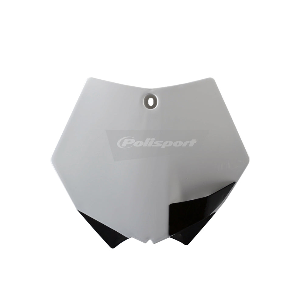 POLISPORT FRONT NUMBER PLATE KTM SX 07-12  WHITE