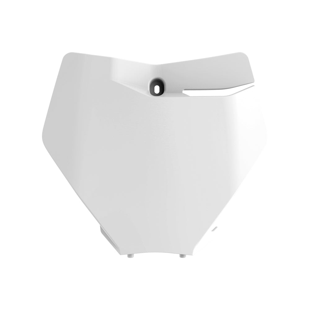POLISPORT FRONT NUMBER PLATE KTM SX/SX-F/XC/XC-F 19-22  WHITE