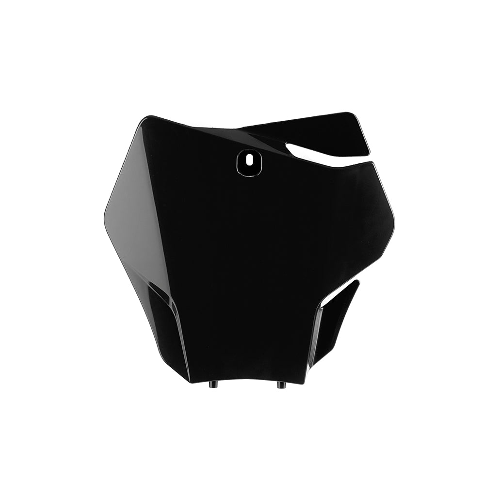 POLISPORT FRONT NUMBER PLATE GAS GAS MC/MC-F/EX/EX-F125-450  21-23  BLACK