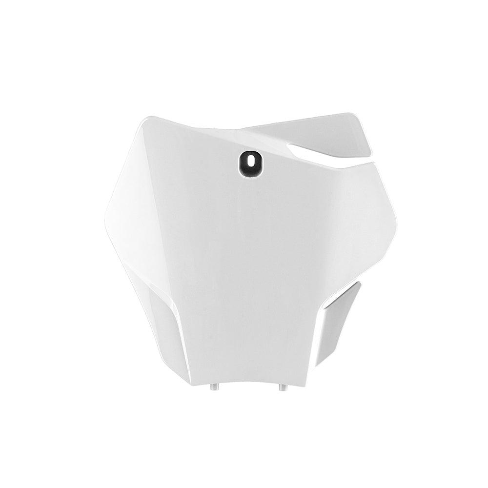 POLISPORT FRONT NUMBER PLATE GAS GAS MC/MC-F/EX/EX-F125-450  21-23  WHITE