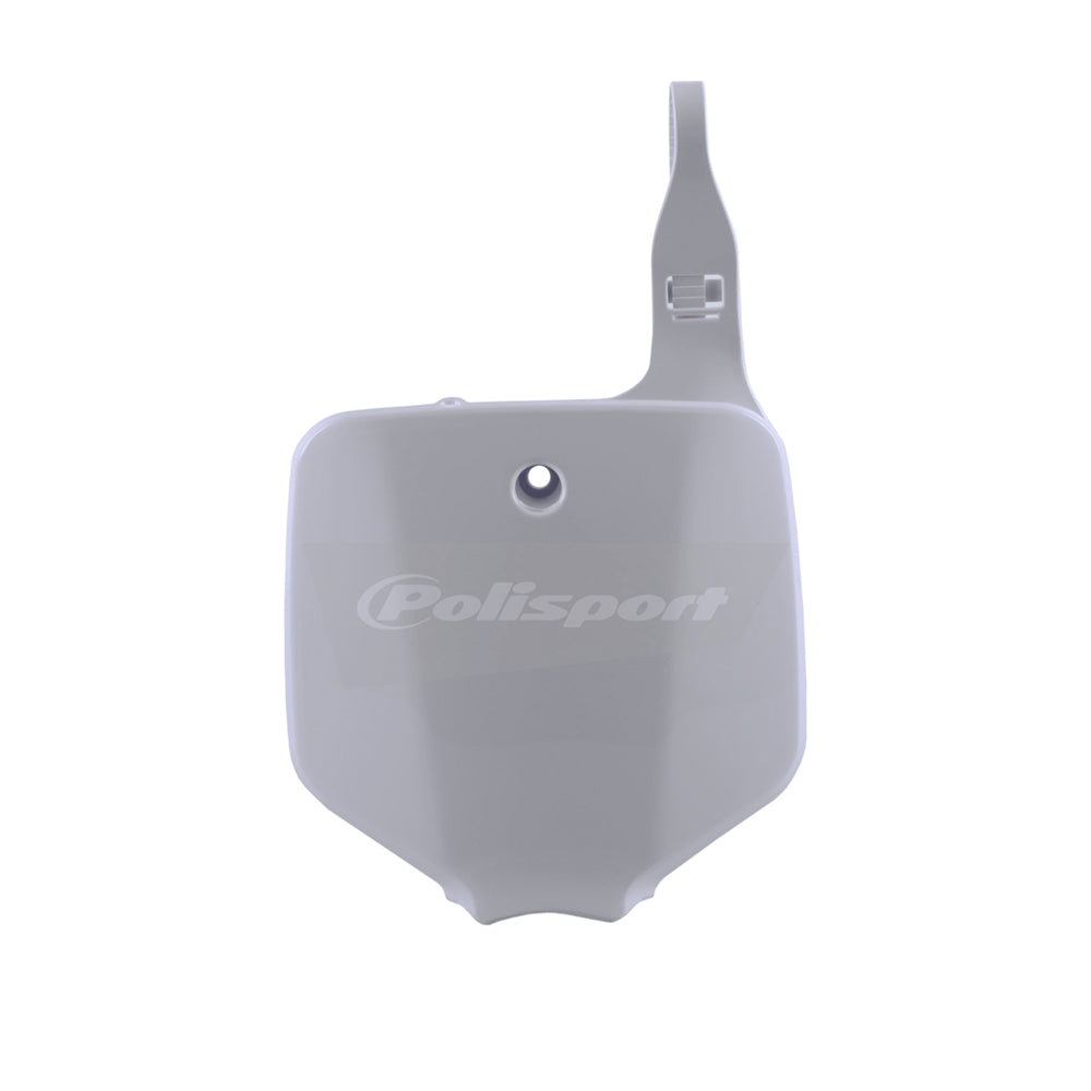 POLISPORT FRONT NUMBER PLATE KAWASAKI KX65 00-25, SUZUKI RM65 03-05  WHITE