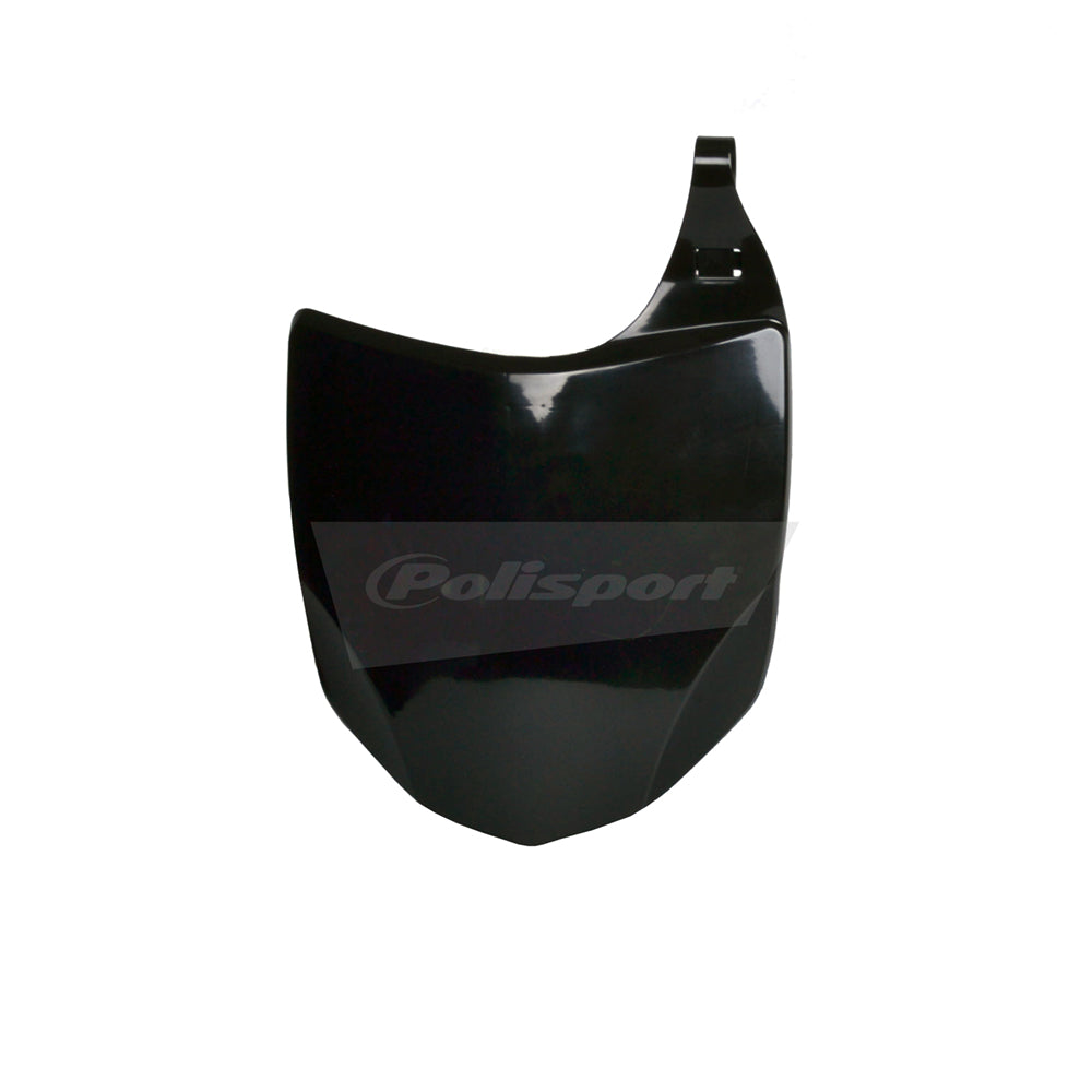 POLISPORT FRONT NUMBER PLATE KAWASAKI KX250F/450F 09-12  BLACK