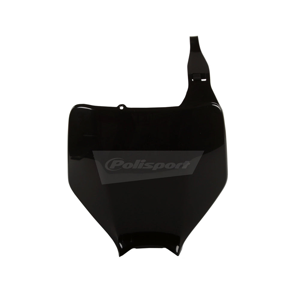 POLISPORT FRONT NUMBER PLATE KAWASAKI/SUZUKI KX125-250 03-08, KX250F/450F 04-08, RM-Z250 04-06  BLACK