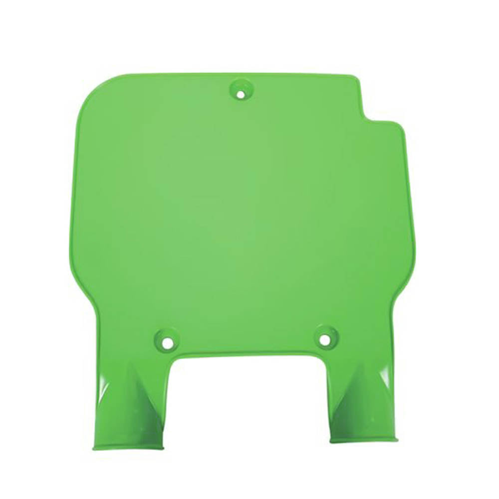 POLISPORT FRONT NUMBER PLATE KAWASAKI KX125-250 89-95, KX500 89-95 GREEN  GREEN