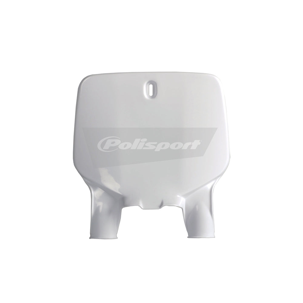 POLISPORT FRONT NUMBER PLATE KAWASAKI KX125-250 89-95, KX500 89-95 WHITE  WHITE