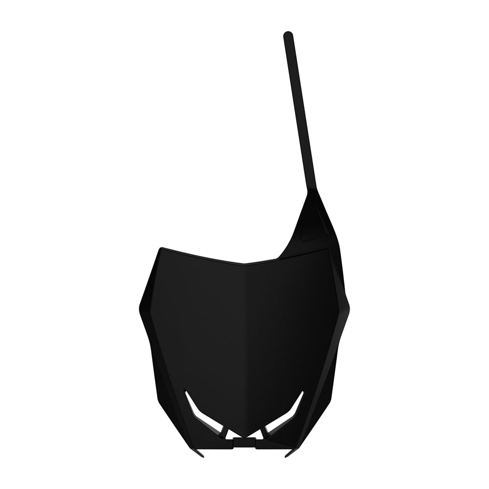 POLISPORT FRONT NUMBER PLATE SUZUKI RM-Z250 19-25, RM-Z450 18-25  BLACK