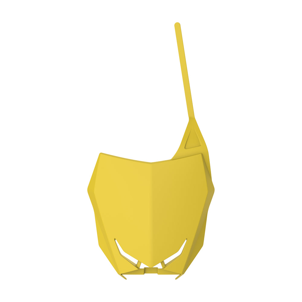 POLISPORT FRONT NUMBER PLATE SUZUKI RM-Z250 19-25, RM-Z450 18-25  YELLOW