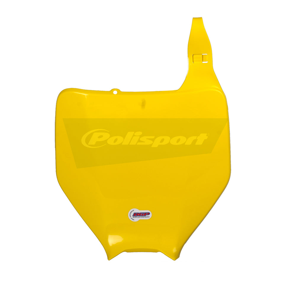 POLISPORT FRONT NUMBER PLATE SUZUKI RM-Z250 04-06 YELLOW 01  YELLOW