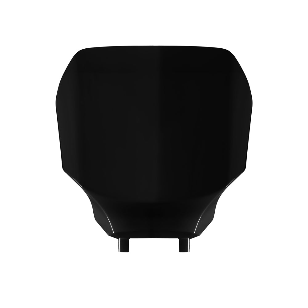 Polisport FRONT NUMBER PLATE YAMAHA YZ250F 24-25, YZ450F 23-25, YZ250FX 2025, YZ450FX 24-25 BLACK  Black 