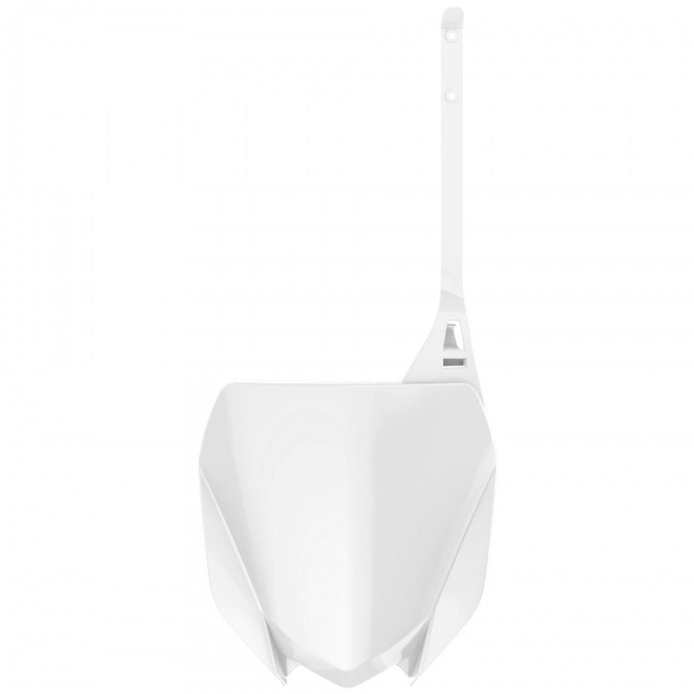 POLISPORT FRONT NUMBER PLATE YAMAHA YZ250F 24-25, YZ450F 23-25, YZ250FX 2025, YZ450FX 24-25  WHITE