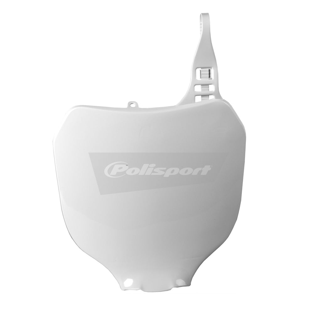 POLISPORT FRONT NUMBER PLATE YAMAHA YZ/YZF 00-04  WHITE