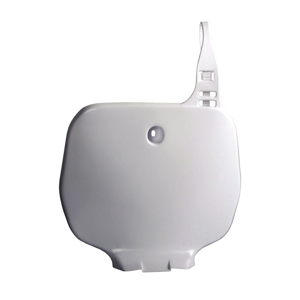 POLISPORT FRONT NUMBER PLATE YAMAHA YZ/YZF 93-99  WHITE