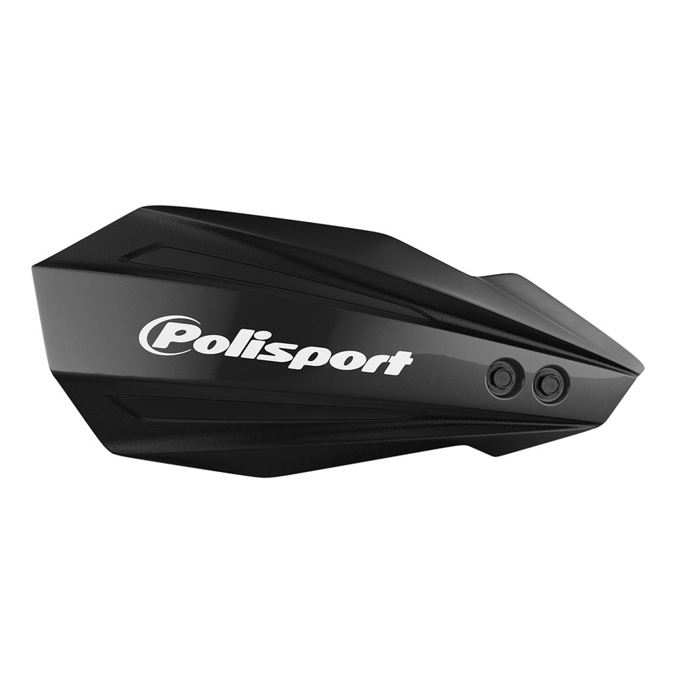 POLISPORT HAND GUARD BULLIT INC BAR & LEVER MOUNT KTM/HQV/GAS/SHE/STA/TRI SX/EXC/TC/FC 14-25, TE/FE 14-21+25, MC/MC-F 21-23, SE-R/F 17-25, VARG 23-25  BLACK  BLACK