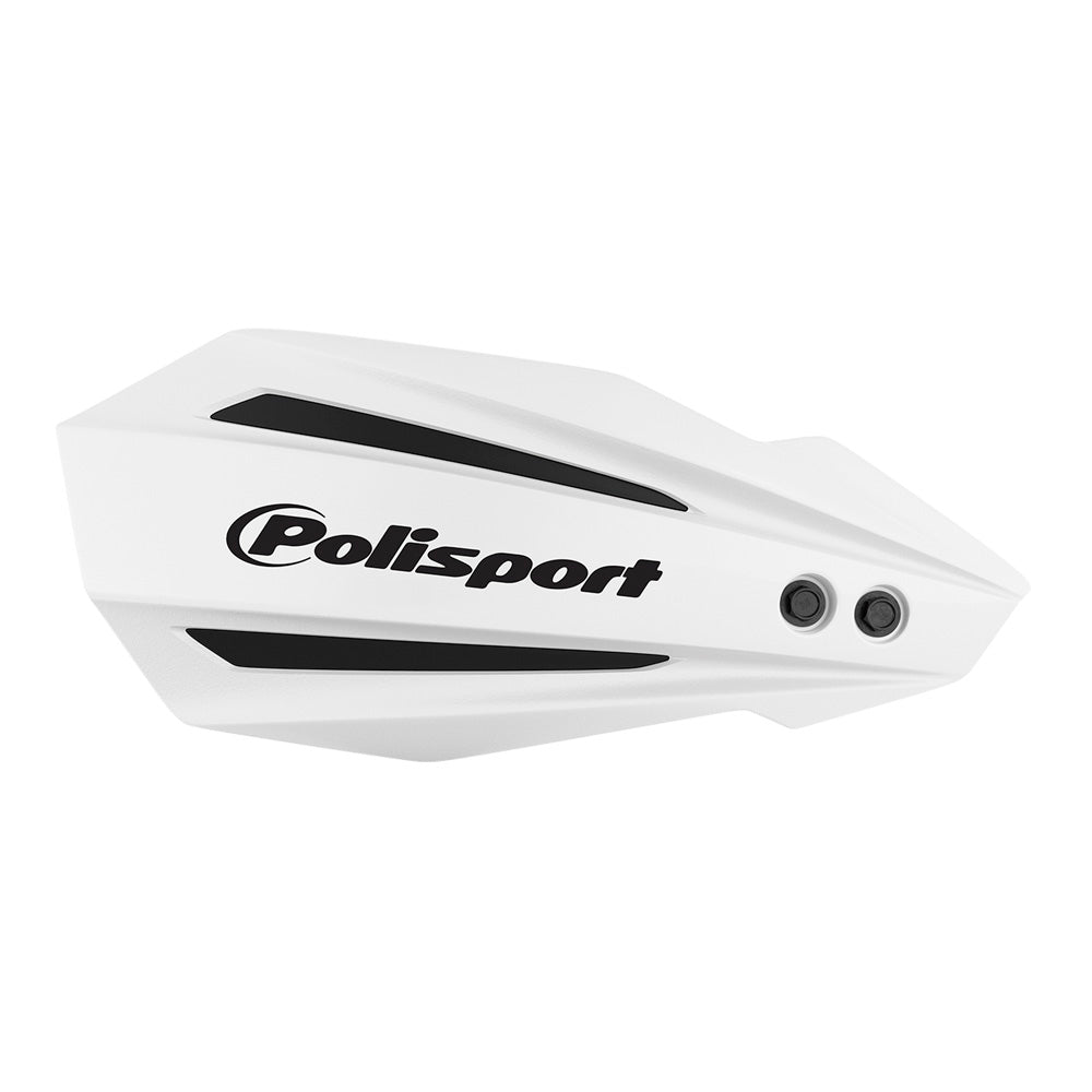 POLISPORT HAND GUARD BULLIT INC BAR & LEVER MOUNT BETA RR 12-25 BLACK  WHITE