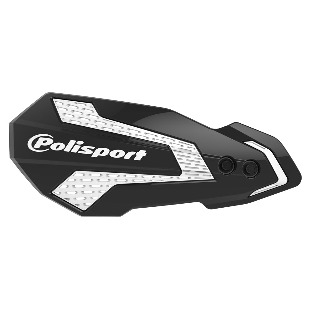 POLISPORT HAND GUARD MX FLOW INC BAR & LEVER MOUNT HONDA CRF450R/RX 21-25  BLACK