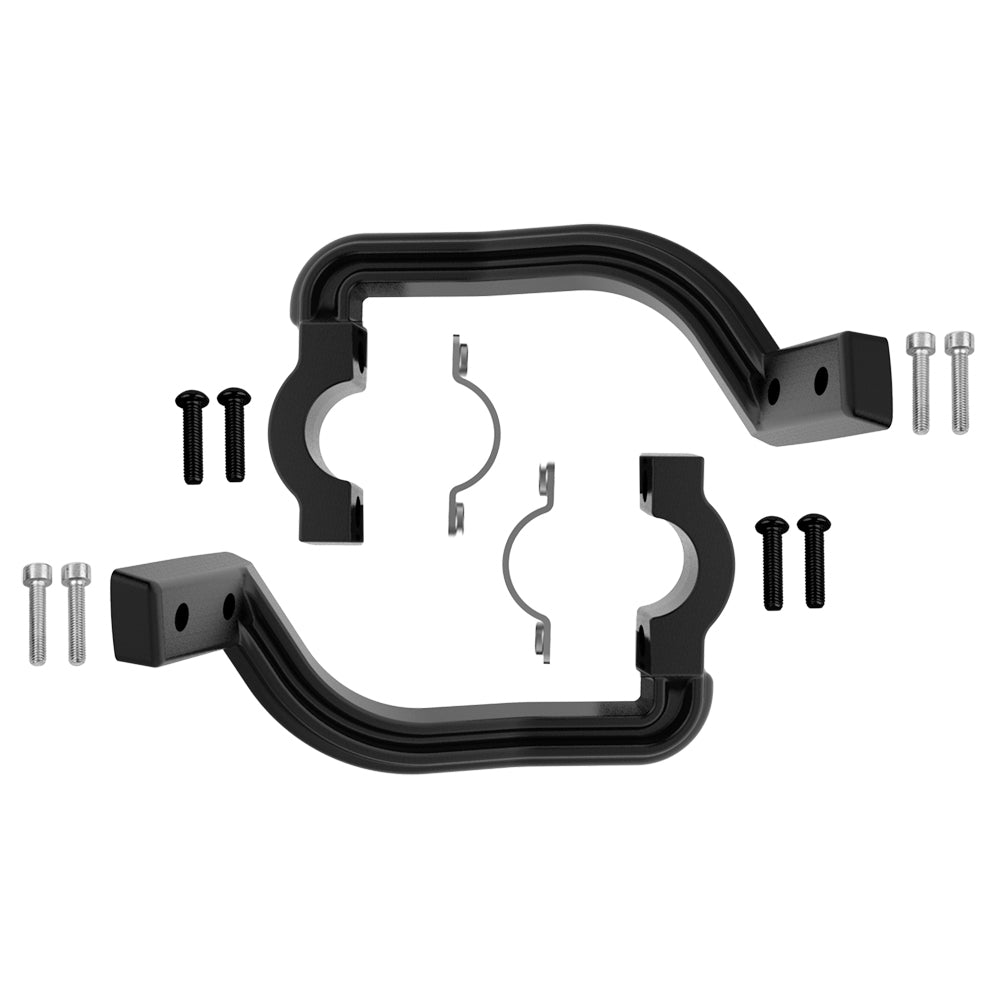 POLISPORT HAND GUARD HAMMER WITH MOUNTING KIT  BLACK