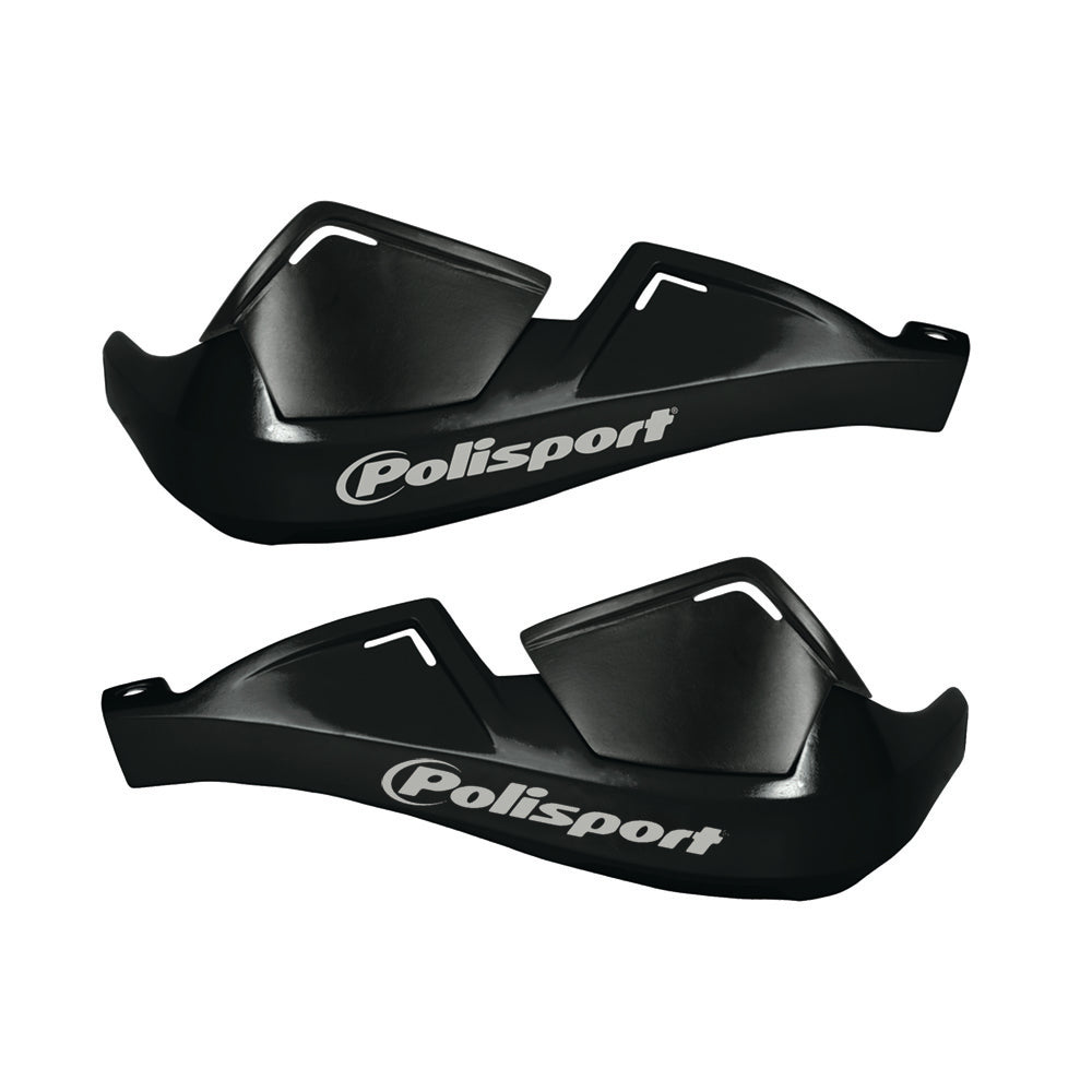 POLISPORT HAND GUARD EVOLUTION INTEGRAL INCL MOUNTING KIT  BLACK