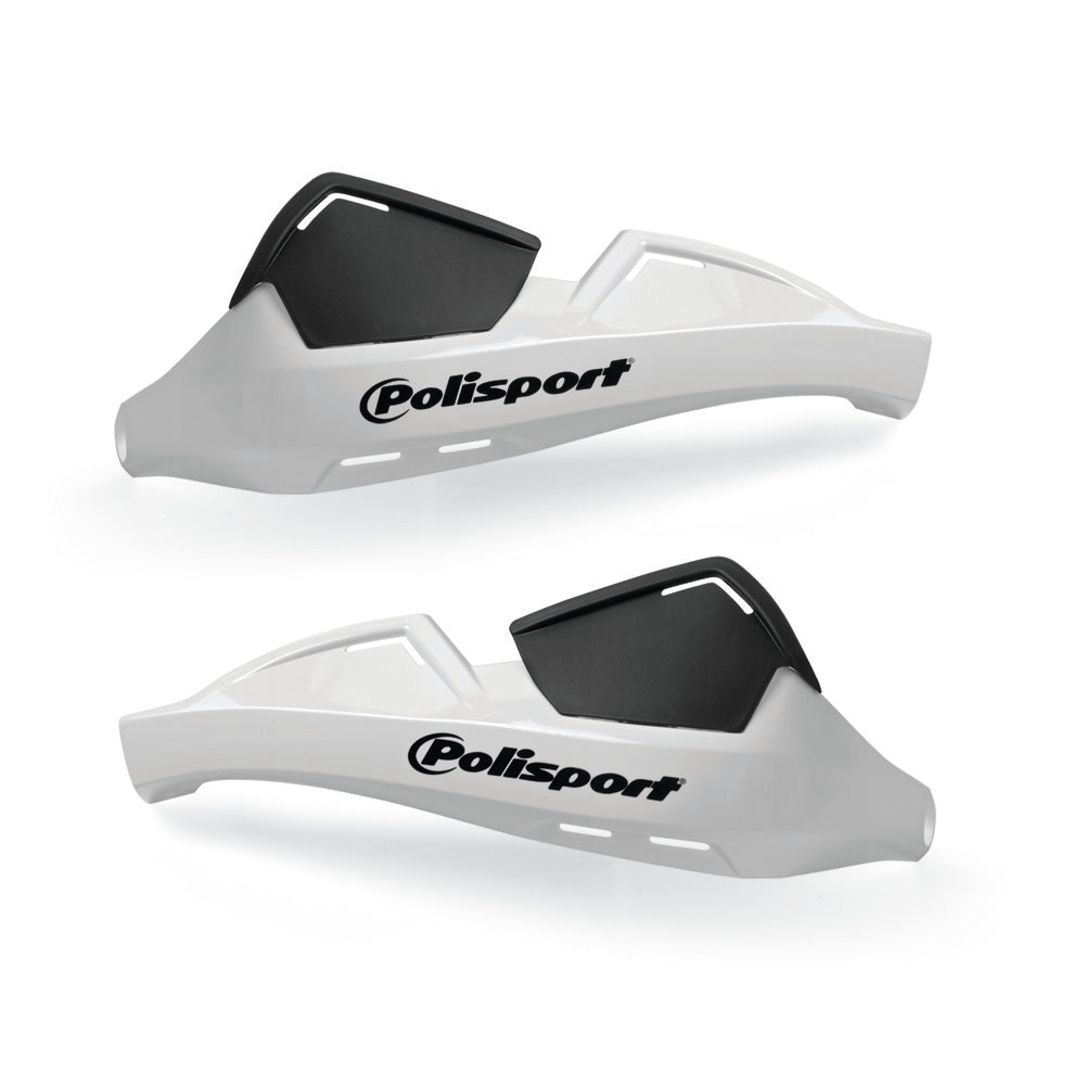 POLISPORT HAND GUARD EVOLUTION INTEGRAL INCL MOUNTING KIT  WHITE