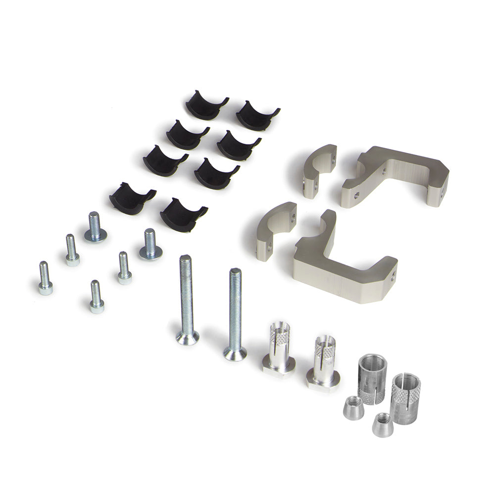 NOBRAND HAND GUARD MOUNTING KIT TOUQUET/TRAIL BLAZER  Silver 