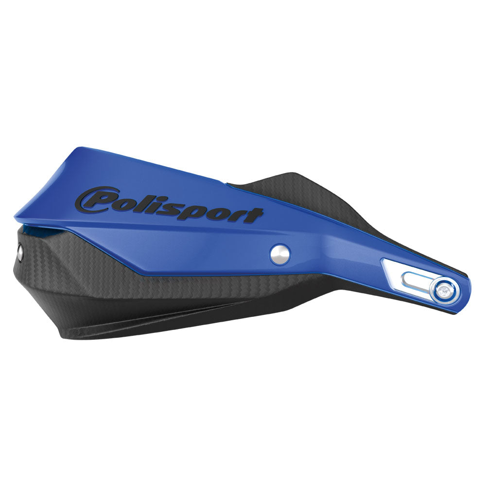 POLISPORT HAND GUARD TRAIL BLAZER WRAP ROUND W/METAL BAR  BLUE