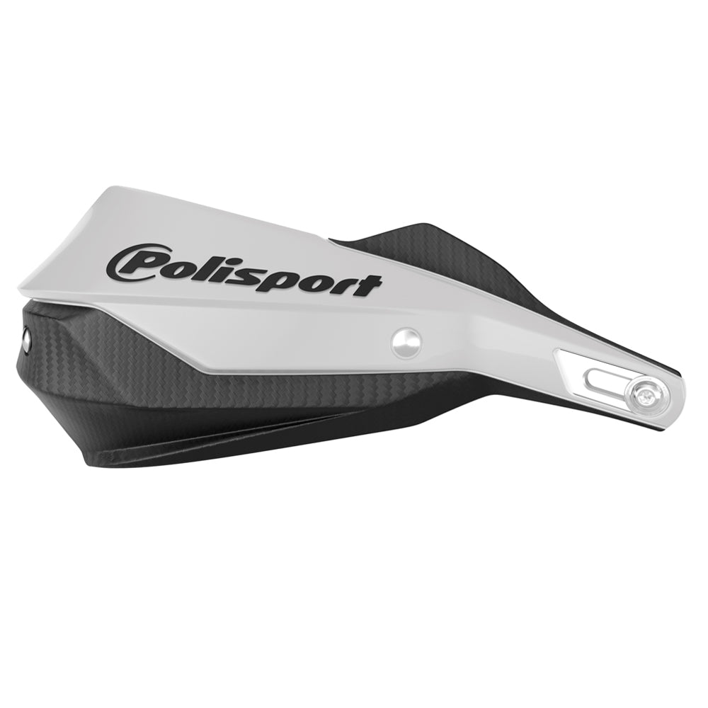 POLISPORT HAND GUARD TRAIL BLAZER WRAP ROUND W/METAL BAR HONDA XL750 TRANSALP 23-25 WHITE/BLACK  WHITE|BLACK