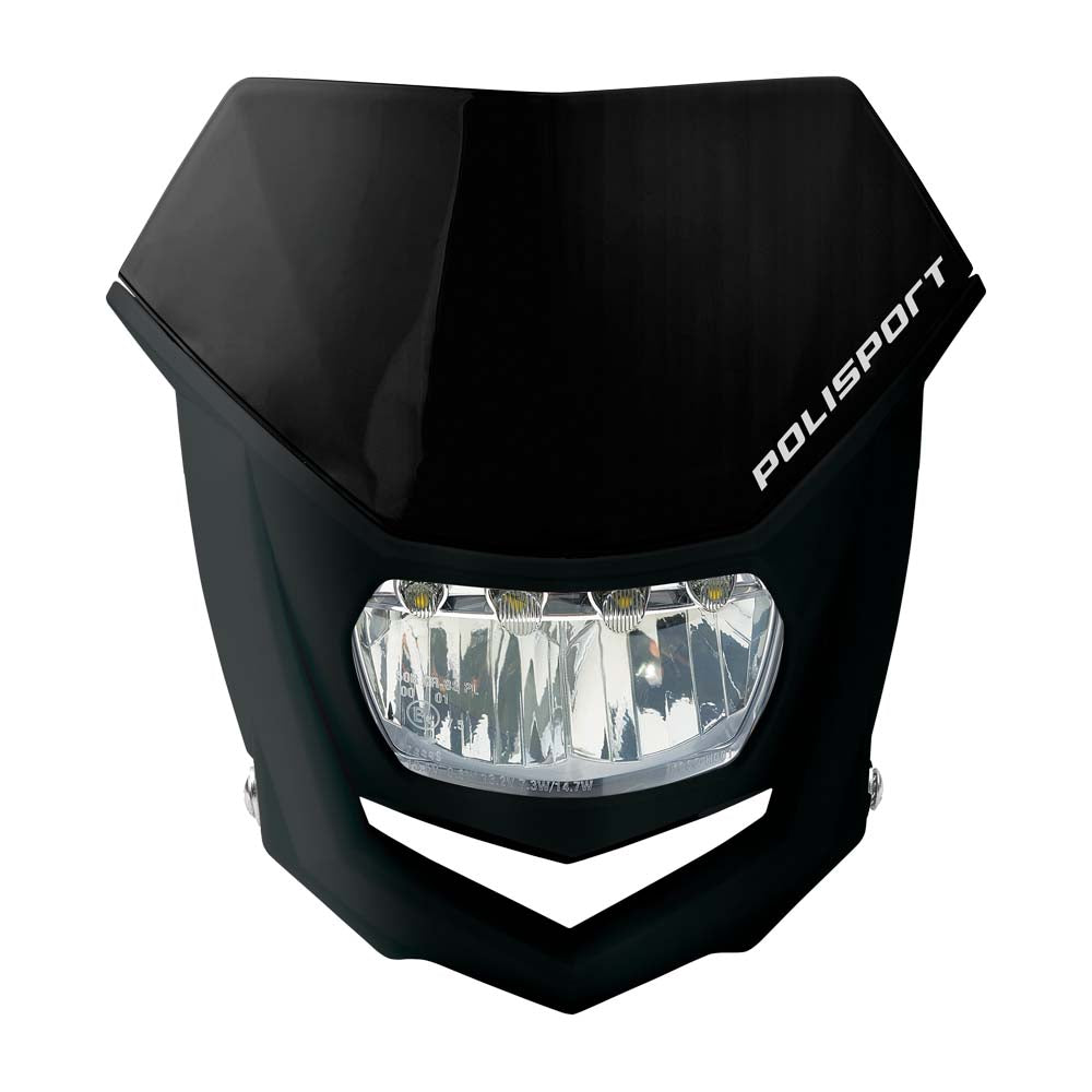 POLISPORT HEADLIGHT HALO LED   BLACK