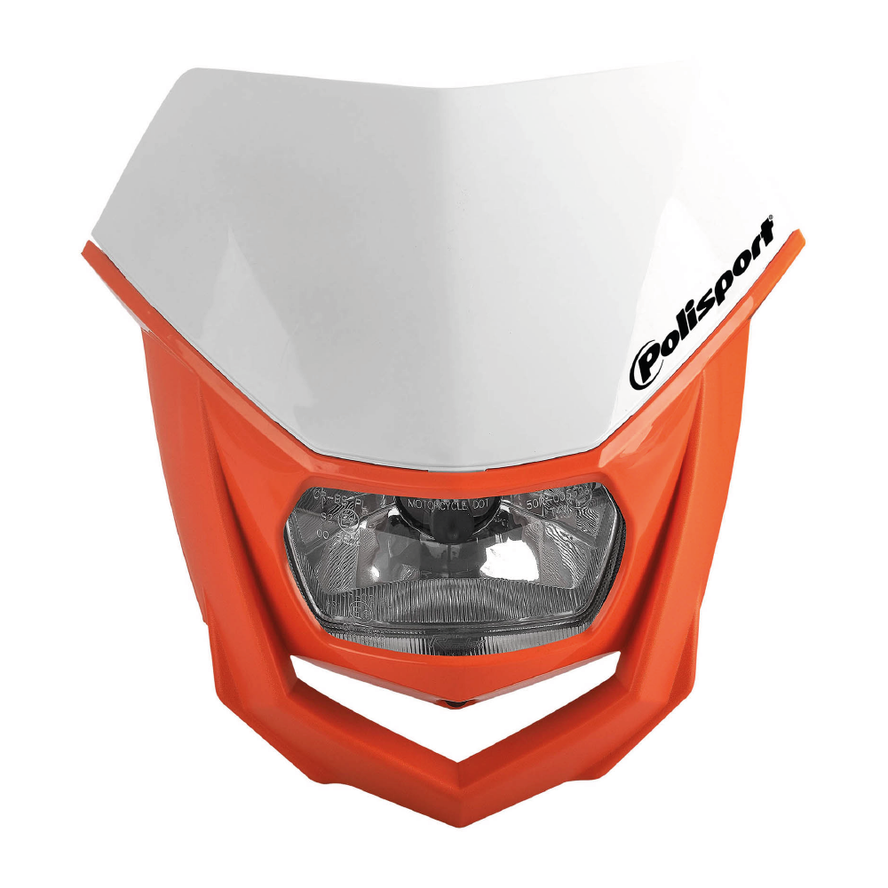 POLISPORT HEADLIGHT HALO  ORANGE
