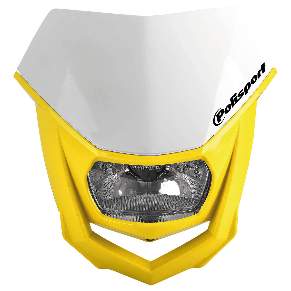 POLISPORT HEADLIGHT HALO  YELLOW