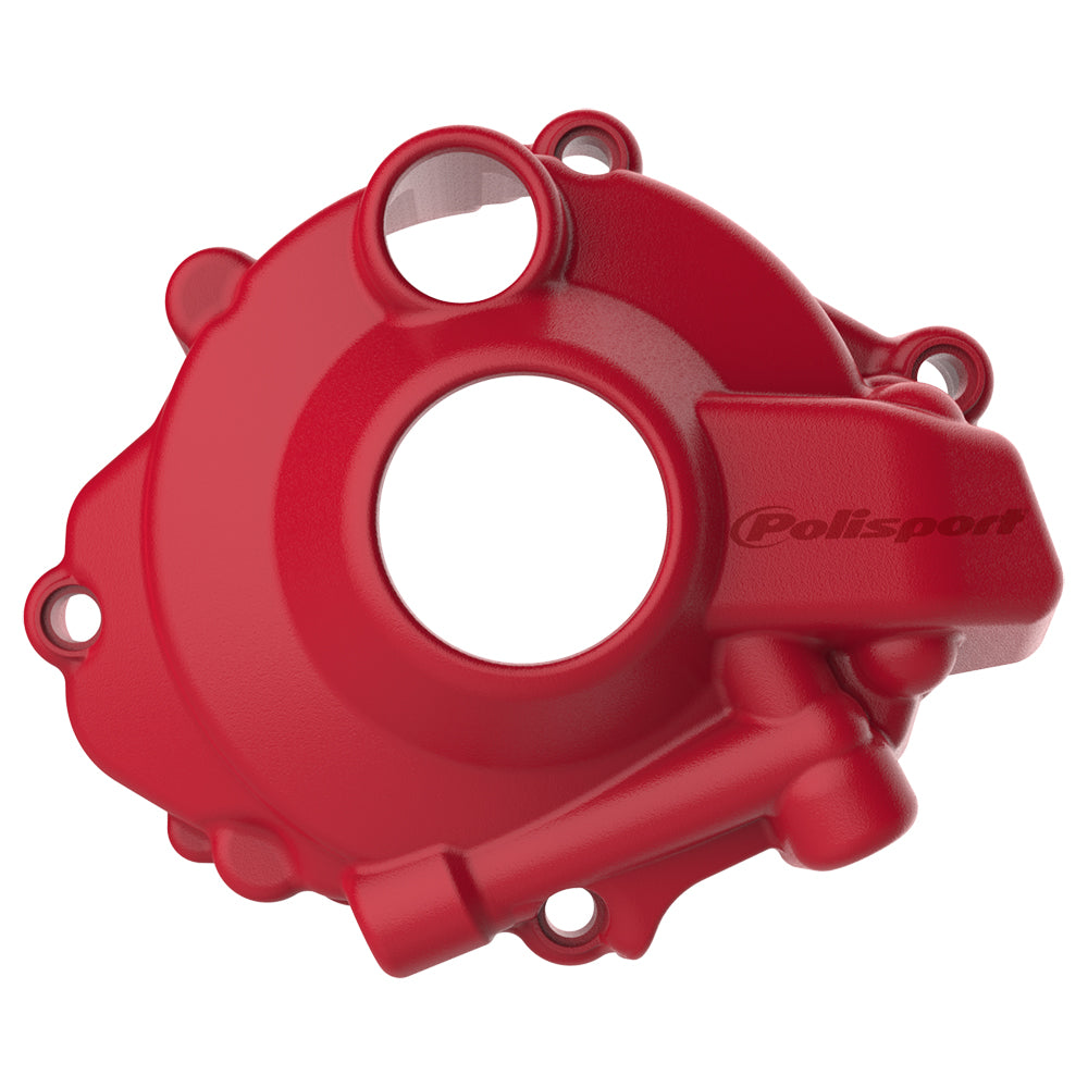 POLISPORT IGNITION COVER PROTECTOR HONDA CRF250R 18-25, CRF250RX 19-25  RED