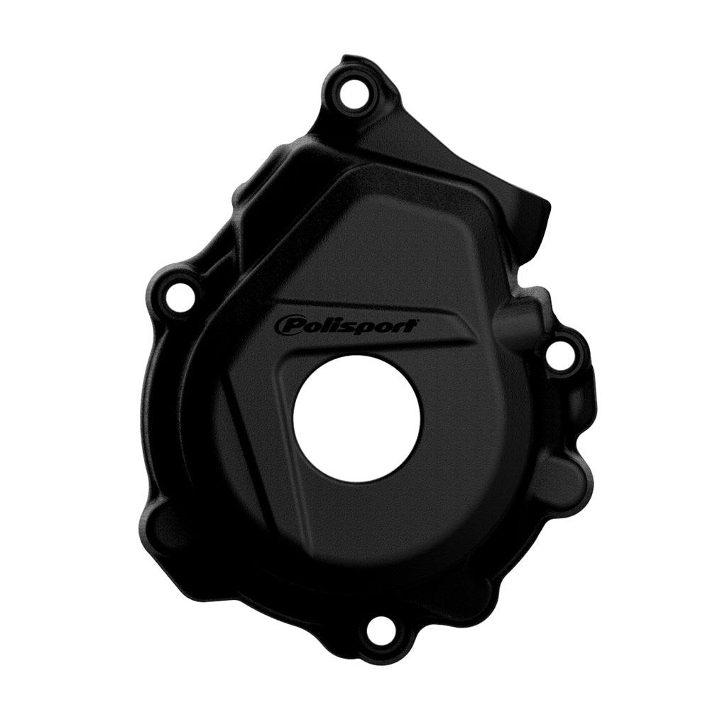 POLISPORT IGNITION COVER PROTECTOR KTM/HQV/GAS SX-F250-350 16-22, FC250-350 16-22, MC250F-350F 21-23  BLACK