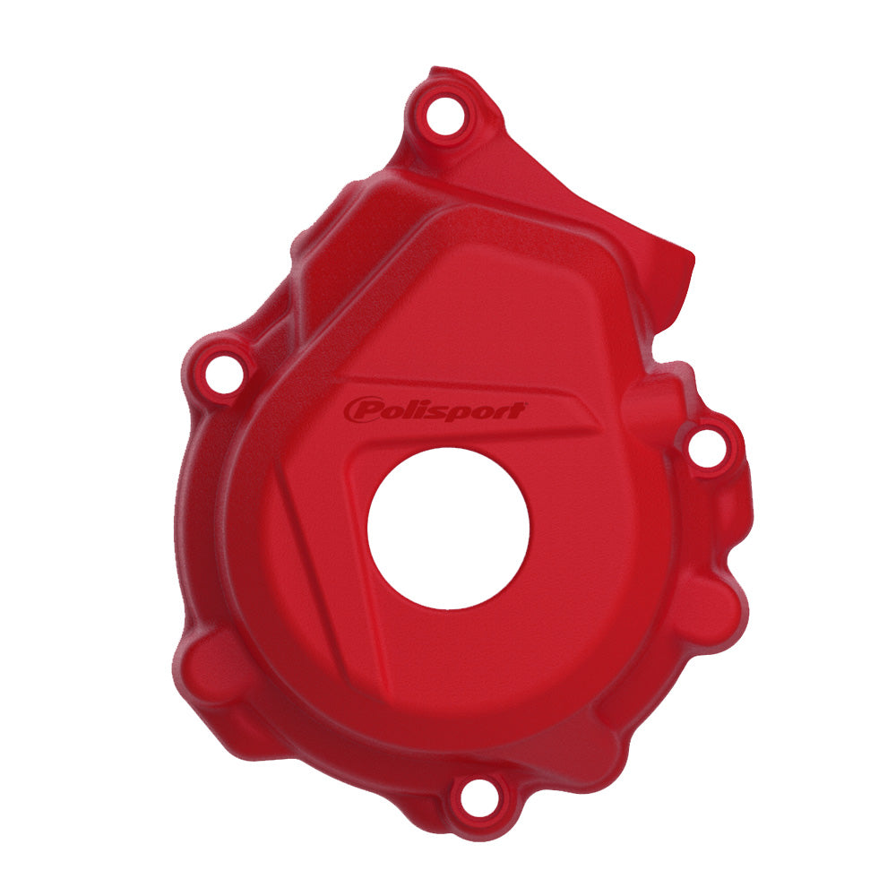 POLISPORT IGNITION COVER PROTECTOR KTM/HQV/GAS SX-F250-350 16-22, FC250-350 16-22, MC250F-350F 21-23  RED