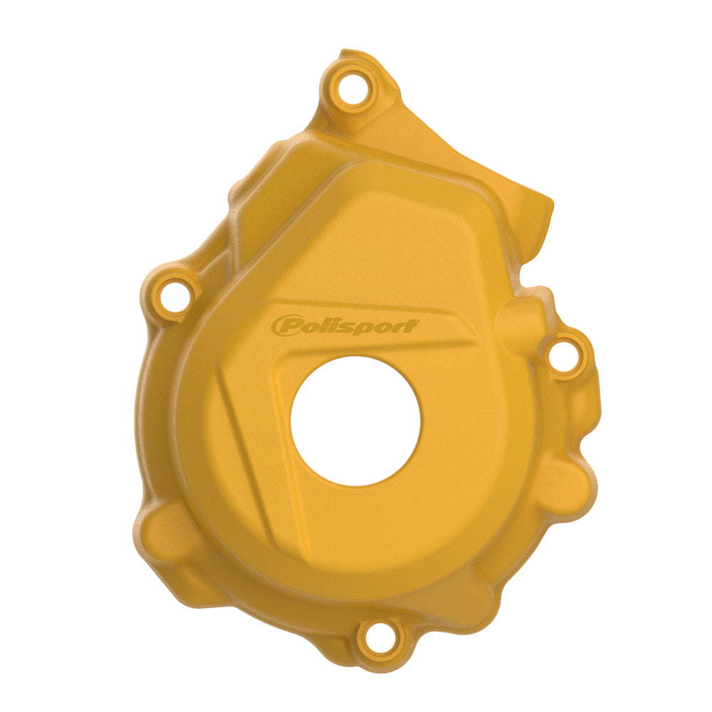 POLISPORT IGNITION COVER PROTECTOR KTM/HQV/GAS SX-F250-350 16-22, FC250-350 16-22, MC250F-350F 21-23  YELLOW