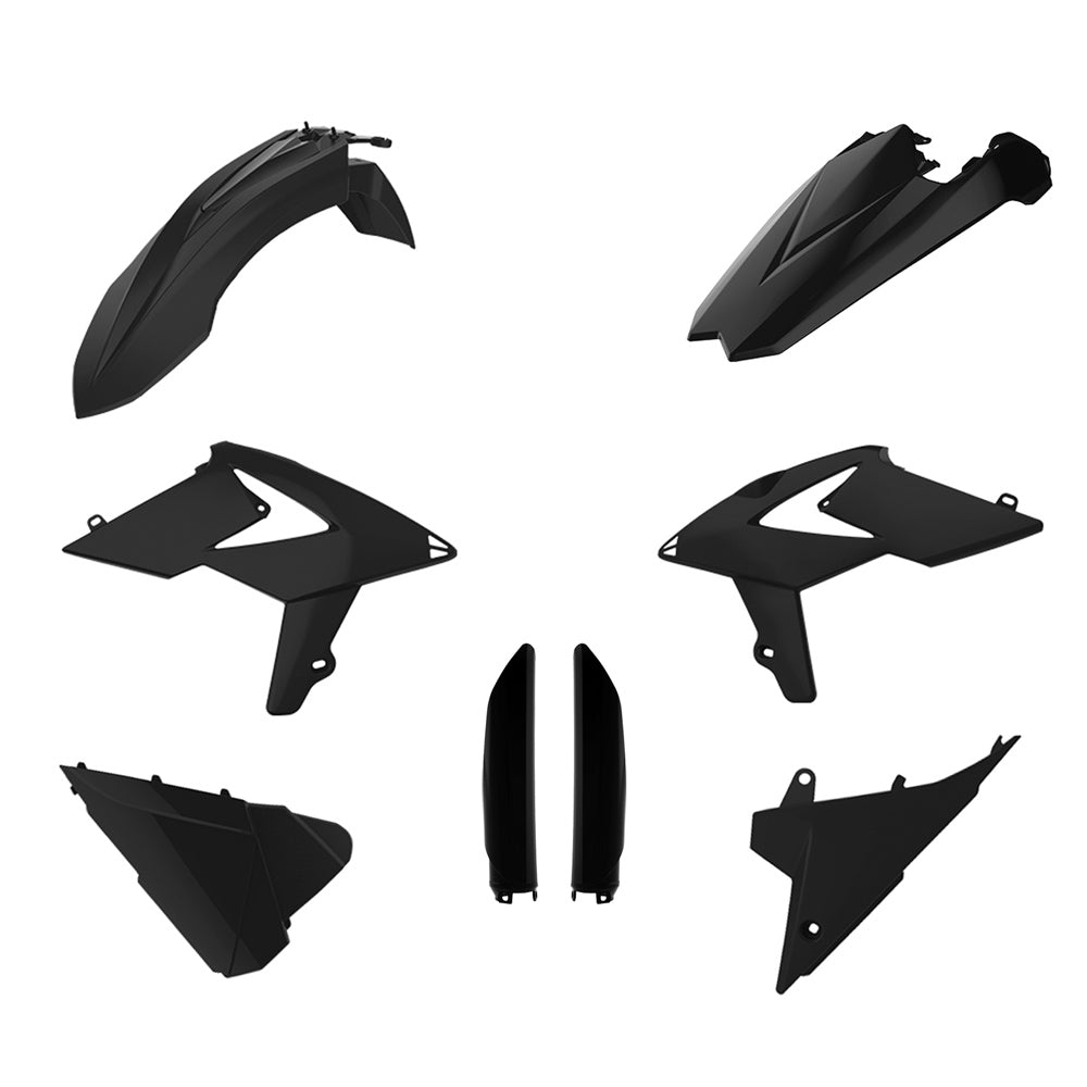 Polisport Box Kit Inc Fork Guards Beta 125-480rr 2t+4t 2018 OEM Black