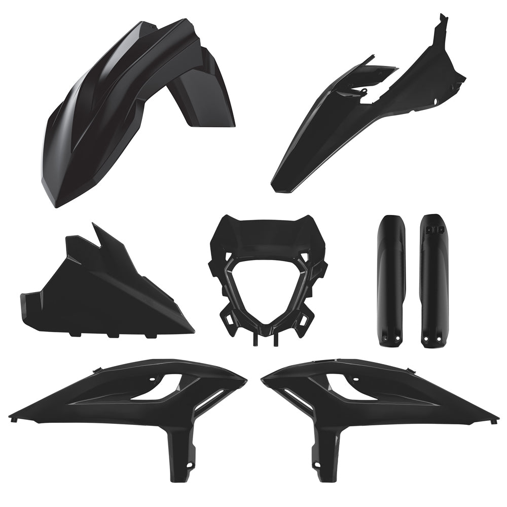 Polisport BOX KIT INC FORK GUARDS BETA 125-480RR/X-PRO 25-26  Black 