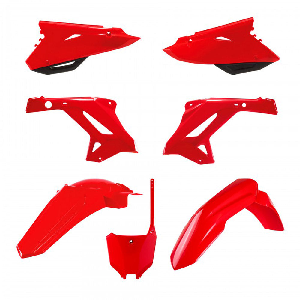 POLISPORT BOX KIT HONDA RESTYLE CR125-250 00-01 (RESTYLE TO CRF450R 23-24)  RED