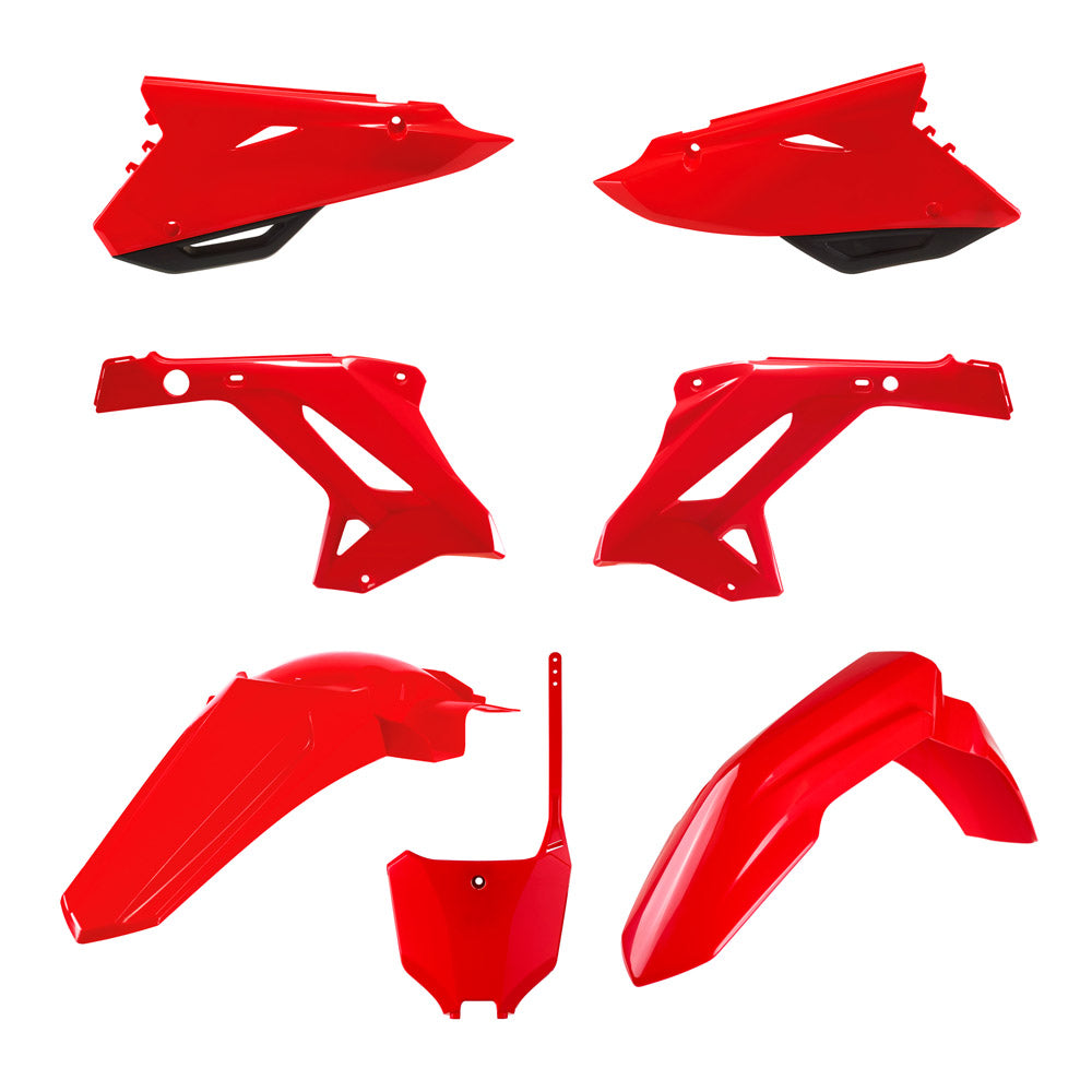 POLISPORT BOX KIT HONDA RESTYLE CR125-250 02-07 (RESTYLE TO CRF450R 21-22)  RED