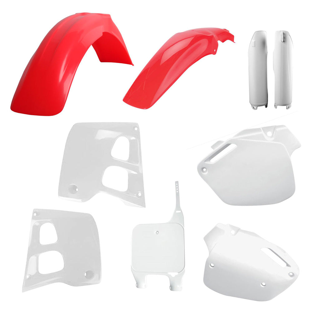 POLISPORT BOX KIT INC FORK GUARDS HONDA CR125 91-92, CR250 90-91  OEM 91